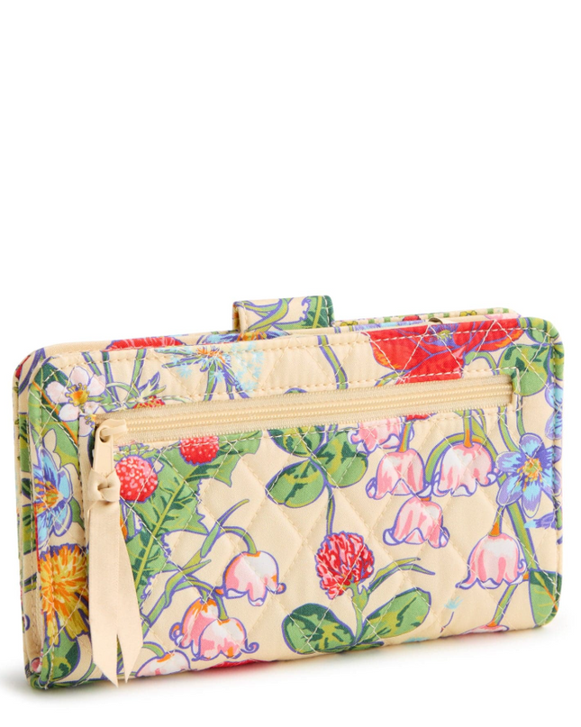 Vera Bradley All the Pretty Wildflowers Turnlock Wallet Wallets in at Wrapsody