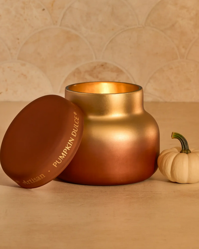 Capri Blue Artisan Tuscan 8oz Candle - Pumpkin Dulce Candles in at Wrapsody