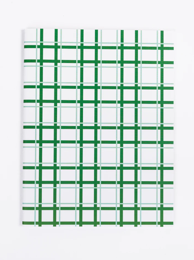 Notebook On the Grid Green Large Paper in  at Wrapsody