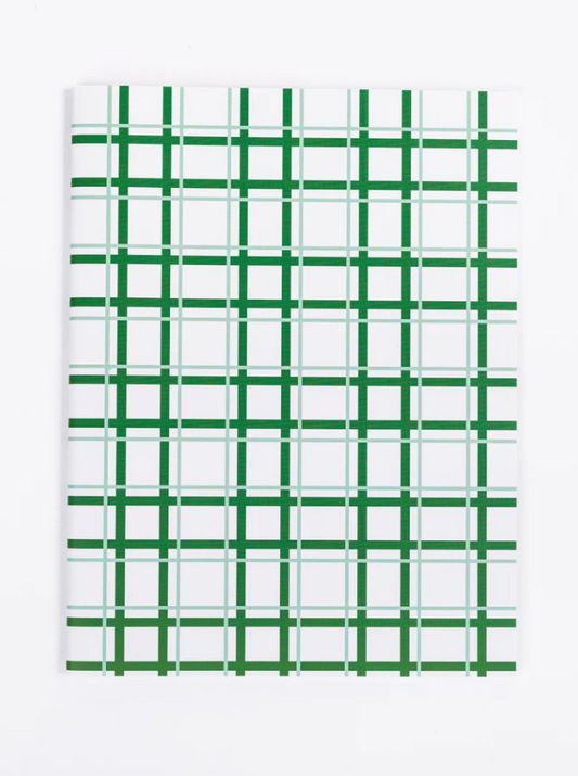 Notebook On the Grid Green Large Paper in  at Wrapsody