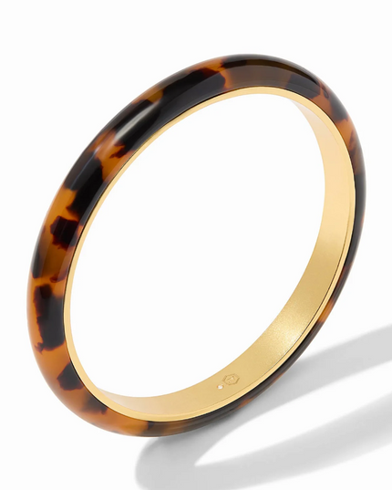 Julie Vos Madison Tortoiseshell Statement Bangle - Medium Bracelets in  at Wrapsody