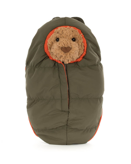Jellycat Bartholomew Bear Hiking Soft Toys in at Wrapsody