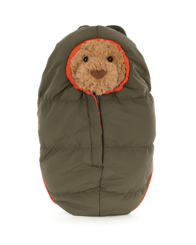 Jellycat Bartholomew Bear Hiking Soft Toys in at Wrapsody