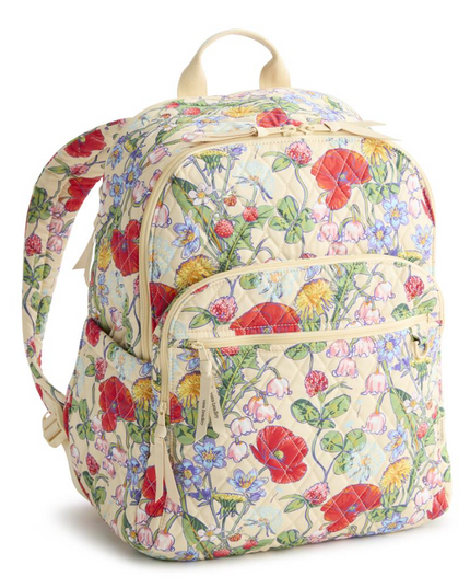 Vera Bradley All The Pretty Wildflowers Bancroft Backpack