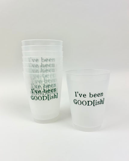 Been Goodish Frost Flex Cups Set of 8 Drinkware in at Wrapsody