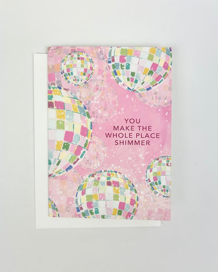 Whole Place Shimmer Card Paper in  at Wrapsody