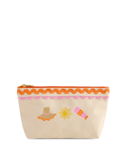 Poppy Orange Pouch Travel Accessories in at Wrapsody