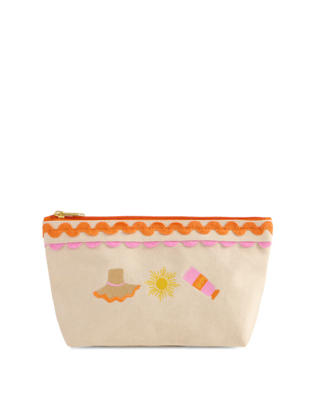 Poppy Orange Pouch Travel Accessories in at Wrapsody