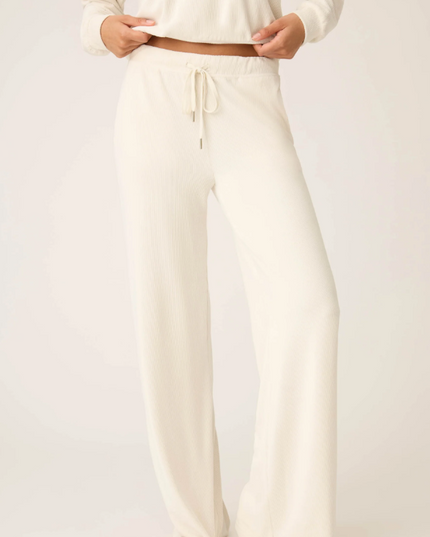 PJ Salvage Craving Corduroy Natural Pants Loungewear in S at Wrapsody