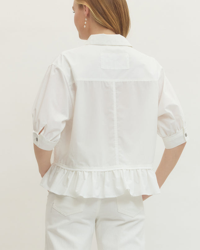 All Yours Ruffled Blouse Tops in at Wrapsody