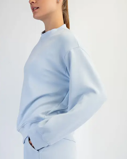 Scuba Mockneck Frost Pullover