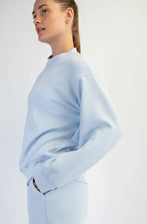 Scuba Mockneck Frost Pullover