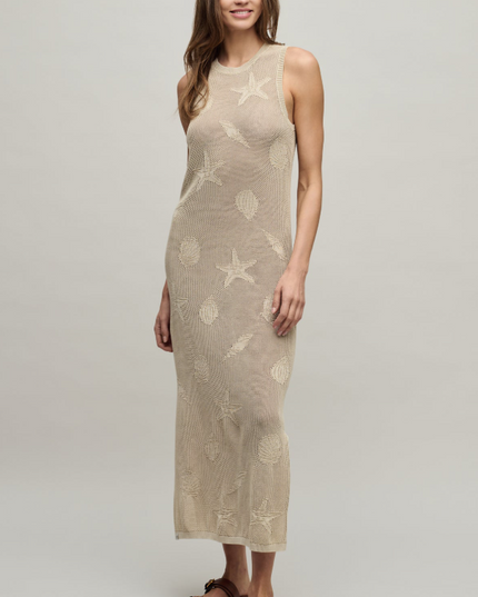 Barefoot Dreams Stone Motif Midi Dress