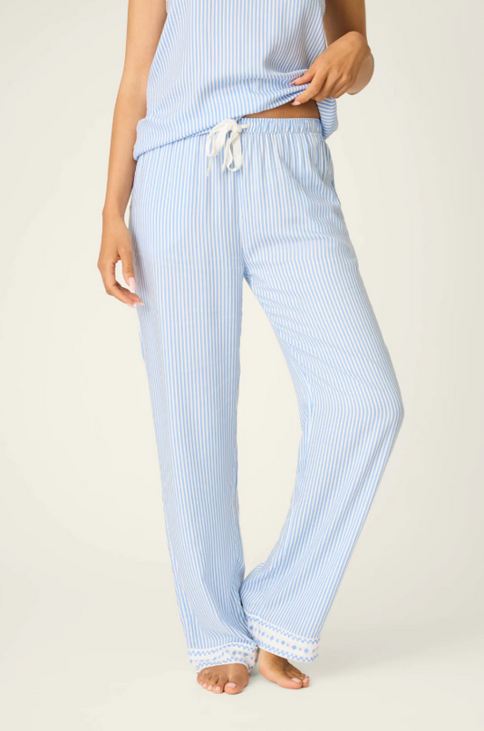 PJ Salvage Frutta Fresca Cornflower Pants Loungewear in S at Wrapsody