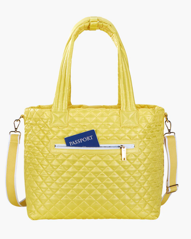 Oliver Thomas Kitchen Sink Tote 2 - Lemon Yellow Luggage, Totes in  at Wrapsody