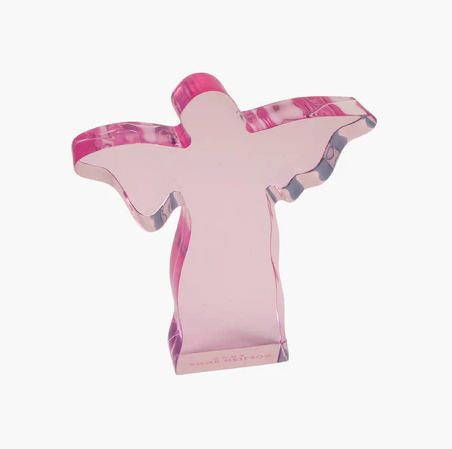 Acrylic Weight Angel Small Pink Home Decor in at Wrapsody
