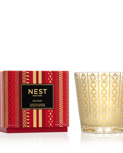 Nest 3-Wick Candle 21.1oz Candles in Holiday at Wrapsody