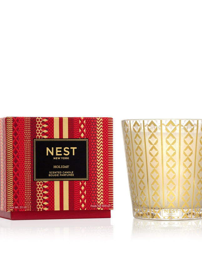 Nest 3-Wick Candle 21.1oz Candles in Holiday at Wrapsody