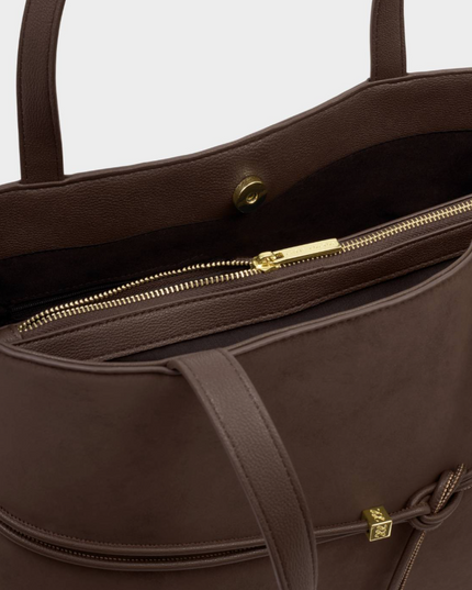 Lori Tote Bag in Bitter Chocolate