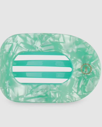 Teleties Spring Splash Round Flat Clip Large Hair Accessories in at Wrapsody