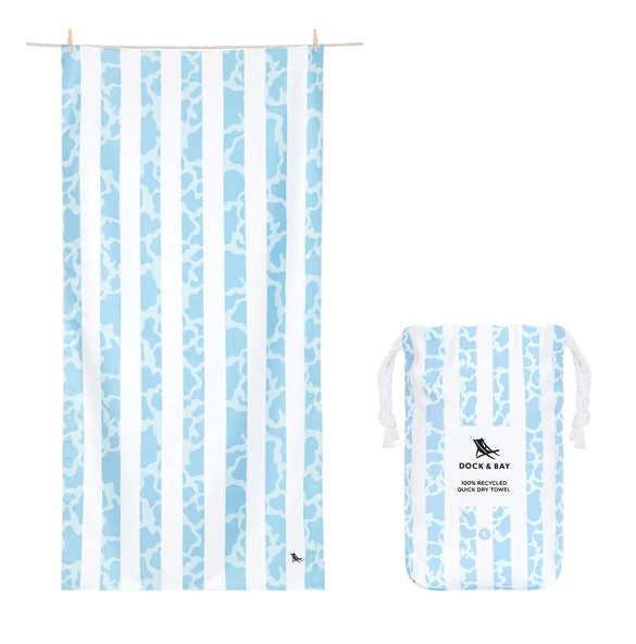 Dock & Bay Microfiber XL Towel Travel Accessories in Sassy Cow at Wrapsody