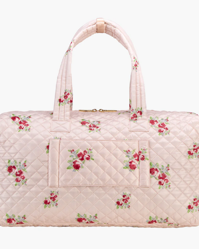 Oliver Thomas 24+7 Weekender Duffle Petal Pink Bouquet Luggage in  at Wrapsody