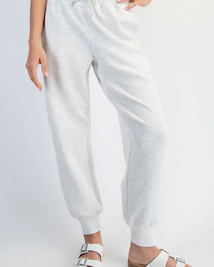 Modal Light Grey Jogger Pants