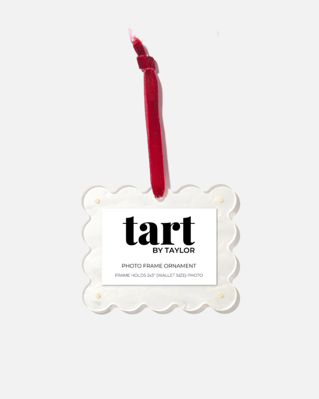 Acrylic Pearl White Frame Ornament Home Decor in at Wrapsody