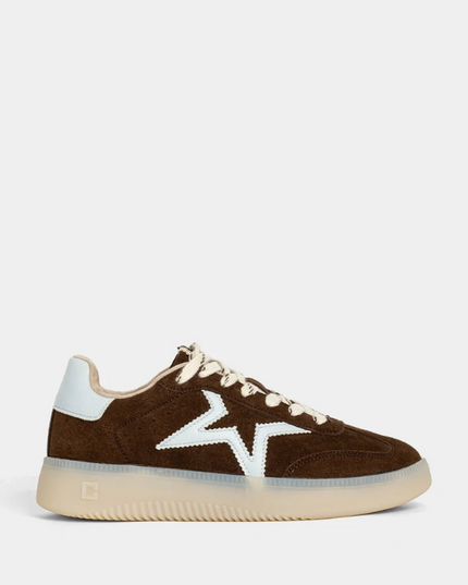 Peaches Brown Suede Sneakers