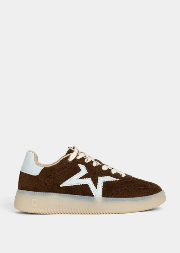 Peaches Brown Suede Sneakers