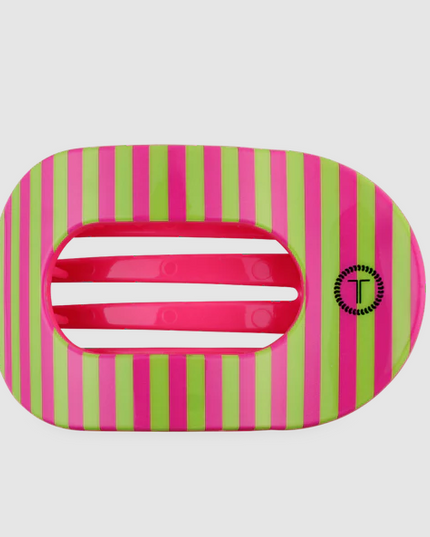 Teleties Summer Crush Round Flat Clip Large Hair Accessories in at Wrapsody