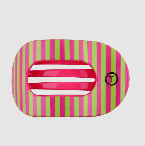 Teleties Summer Crush Round Flat Clip Large Hair Accessories in at Wrapsody