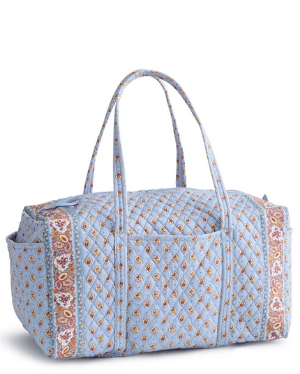 Vera Bradley Blue Leaf Large Original Duffle