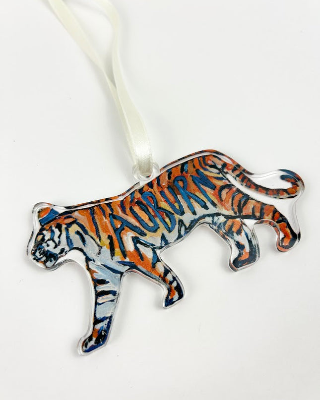 Auburn Tiger Standing Acrylic Ornament Home Decor in  at Wrapsody