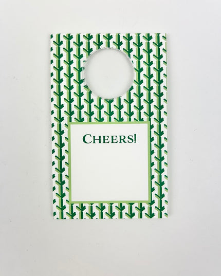 Goyard Green Wine Tag Set Paper in  at Wrapsody