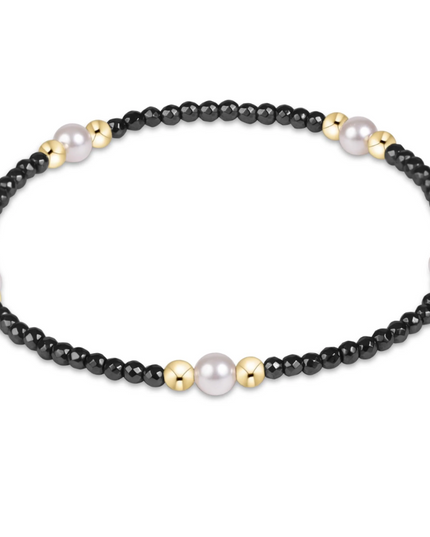 Enewton Purpose Pearl 4mm Bracelet Faceted Hematite