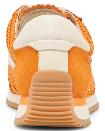 Woven Mesh Orange Sneakers Shoes in at Wrapsody