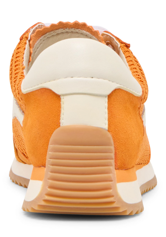 Woven Mesh Orange Sneakers Shoes in at Wrapsody