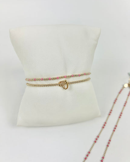 Enewton Love Bright Pink Trio Necklaces in at Wrapsody