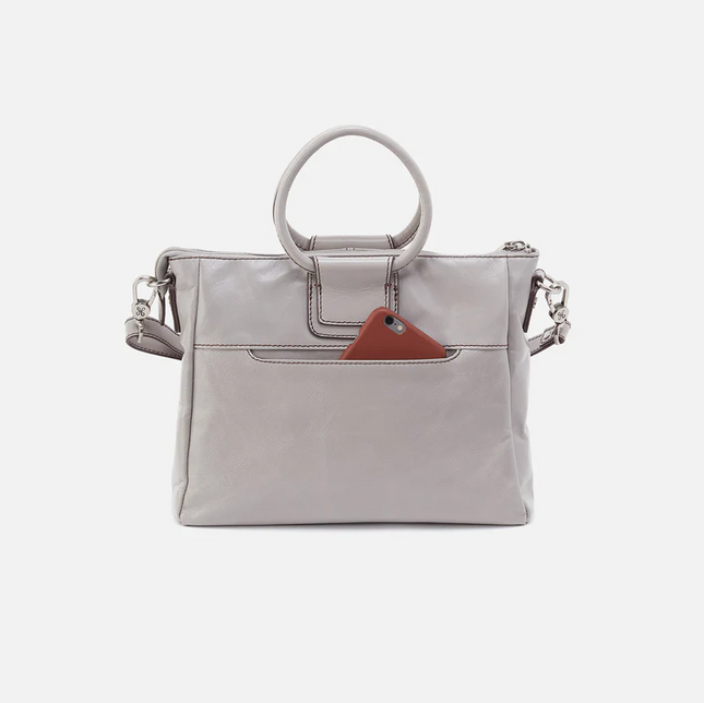 Hobo Sheila Medium in Light Grey Handbags in  at Wrapsody