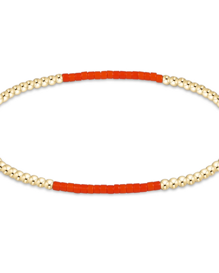 Enewton Gameday Hope Blissful Bracelet - Bright Orange