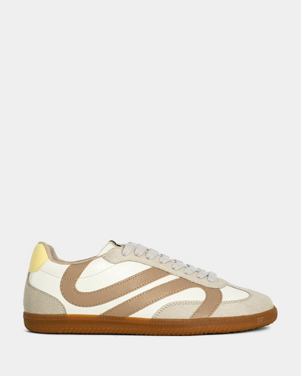 Sadie Taupe Sneakers Shoes in 6 at Wrapsody