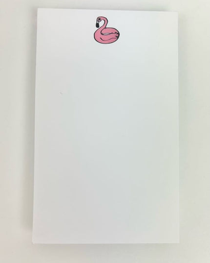 Notepad Flamingo Float Paper in  at Wrapsody