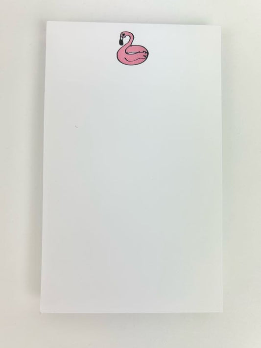 Notepad Flamingo Float Paper in  at Wrapsody