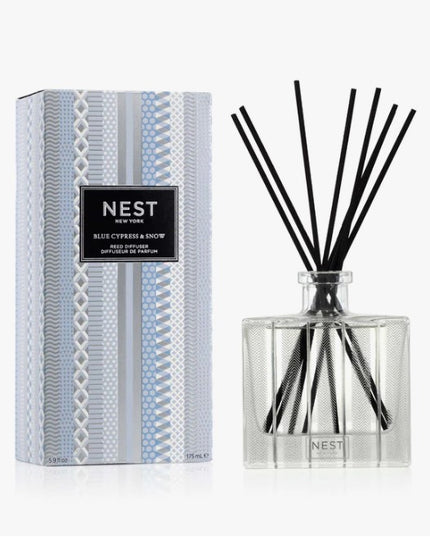 Nest Reed Diffuser 5.9oz Scents in Blue Cypress & Snow at Wrapsody