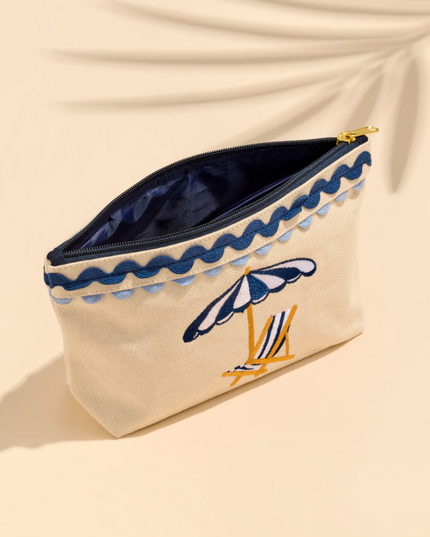 Poppy Blue Pouch Travel Accessories in at Wrapsody