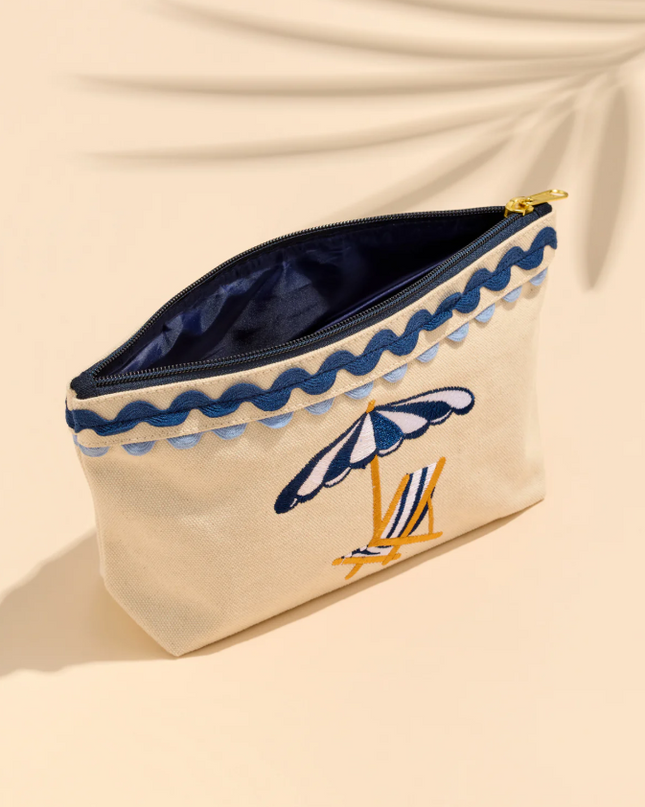 Poppy Blue Pouch Travel Accessories in at Wrapsody