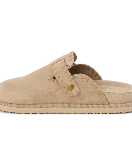 Percy Taupe Clogs Shoes in at Wrapsody