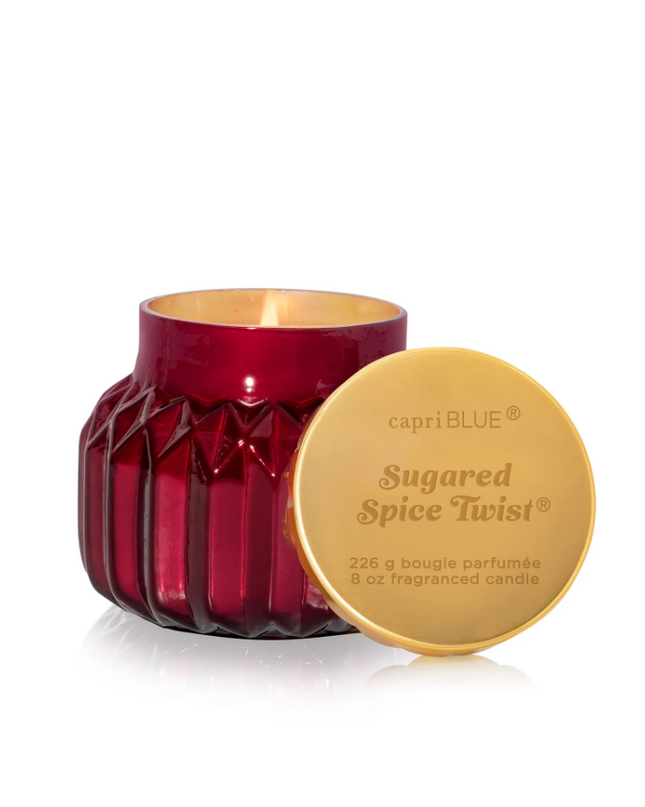 Capri Blue Royal Gem Sugared Spice Twist 8oz Candle Candles in at Wrapsody