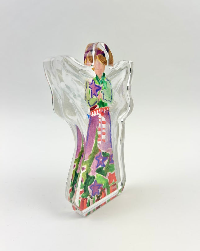 Angel of Peace Acrylic Block Home Decor in  at Wrapsody